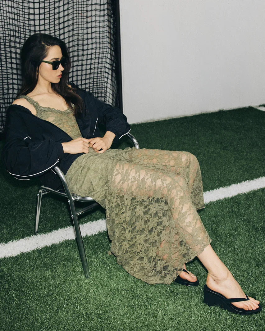 Playing Suede Sandle